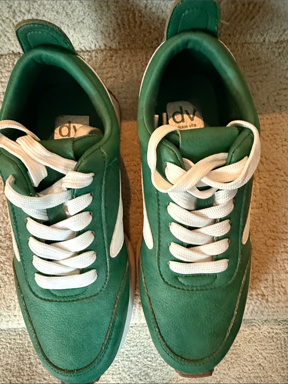 Green Ladies Casual Sneakers - dv by Dolce Vita